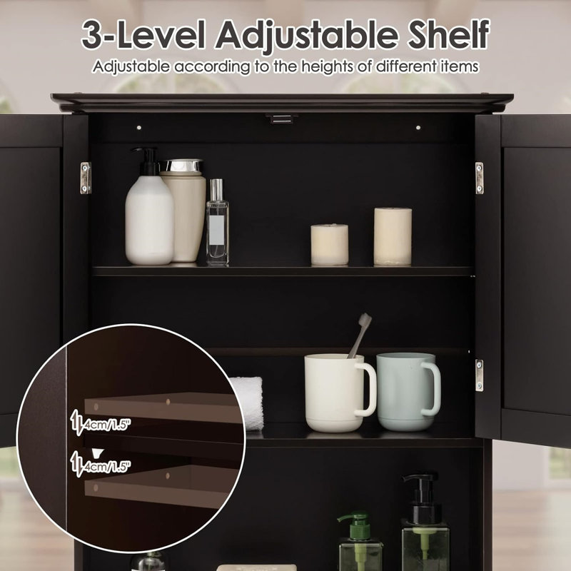 Wildon Home® Betli Solid Wood Wall Bathroom Cabinet & Reviews | Wayfair